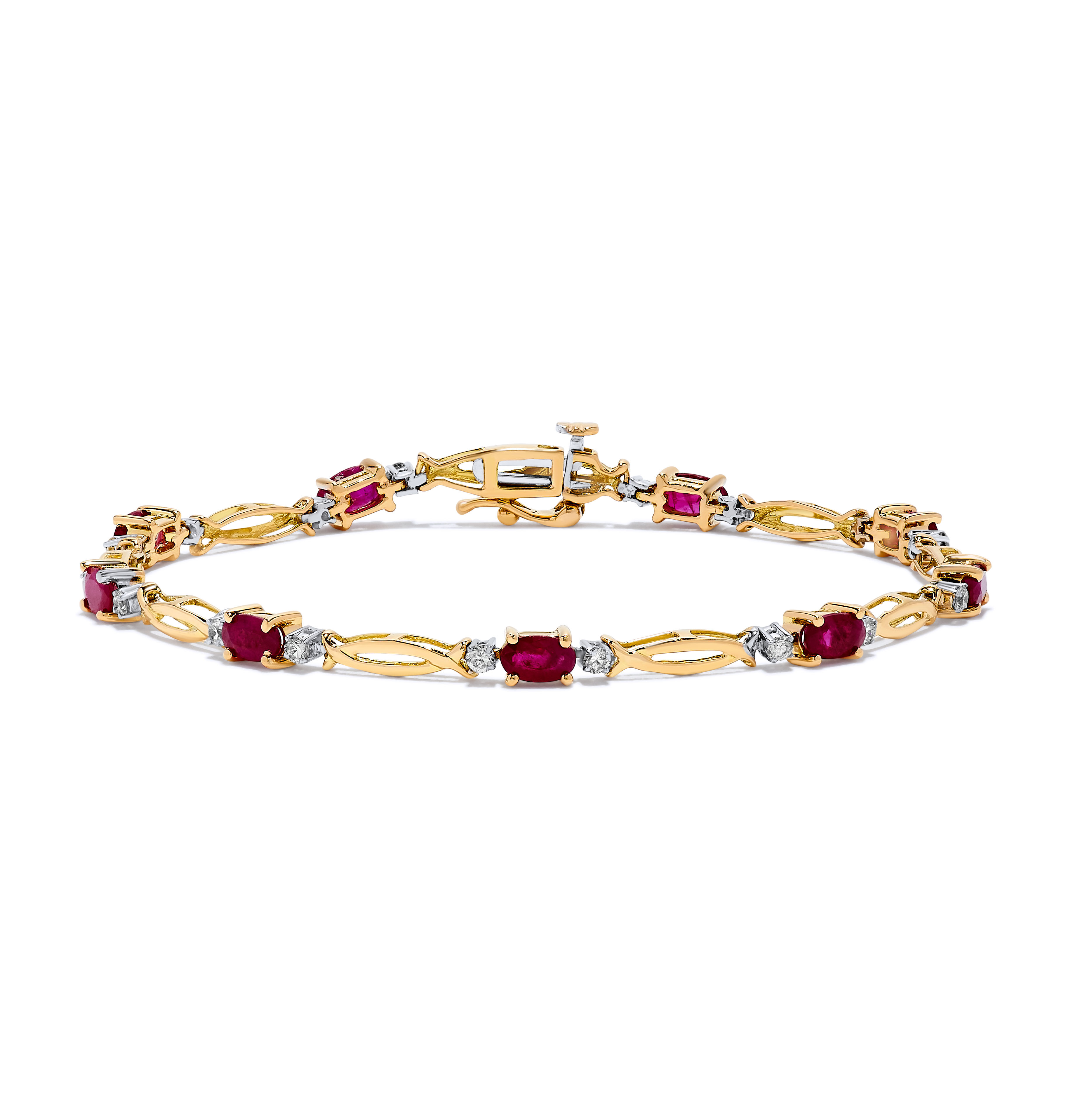 Salon Ruby and Diamond Tennis Bracelet Maison Birks